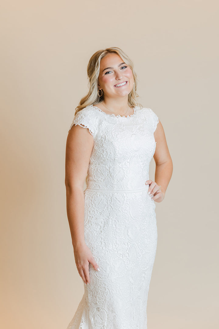 Brecken with Lace Overskirt