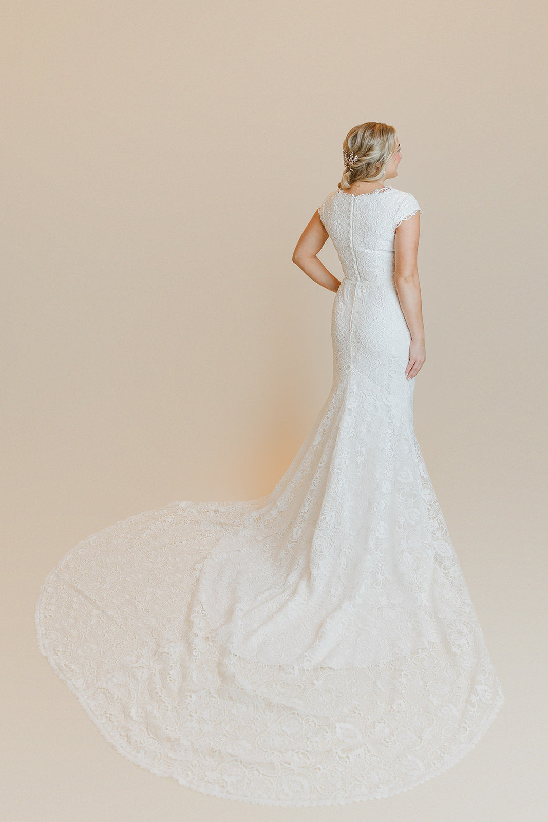 Brecken with Lace Overskirt