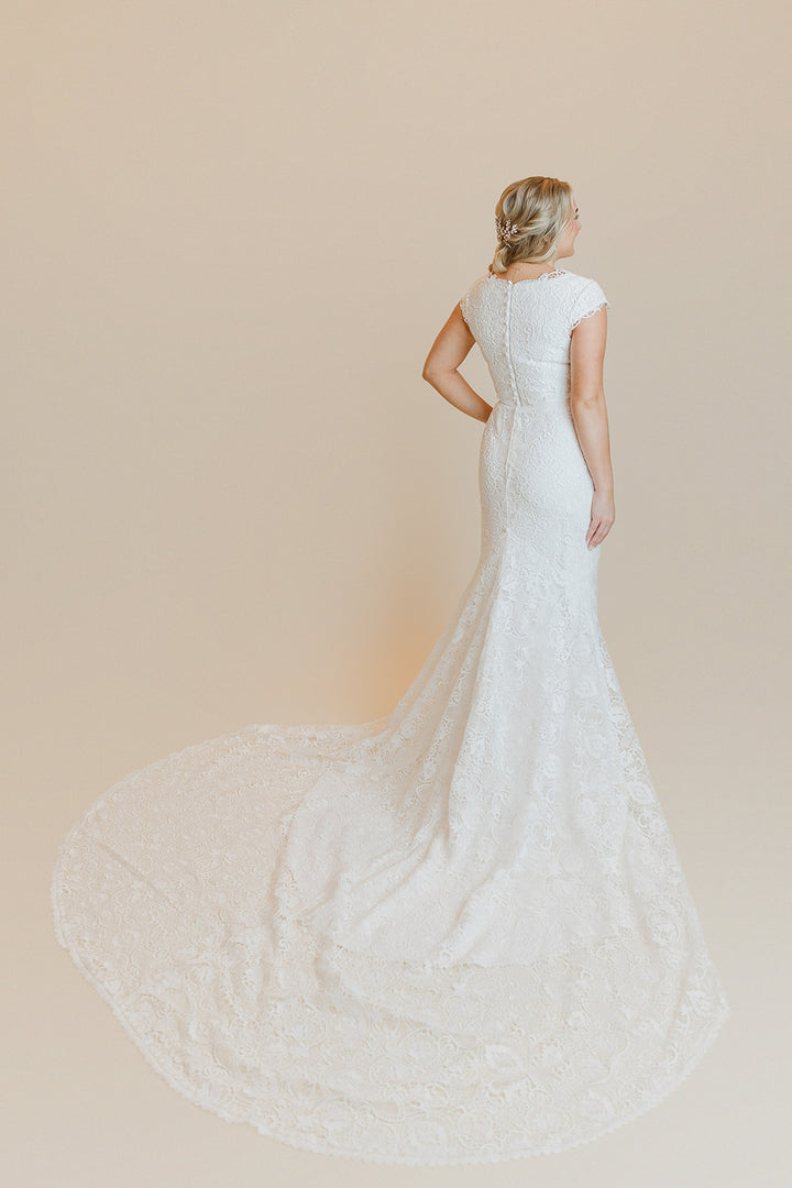 Brecken with Lace Overskirt
