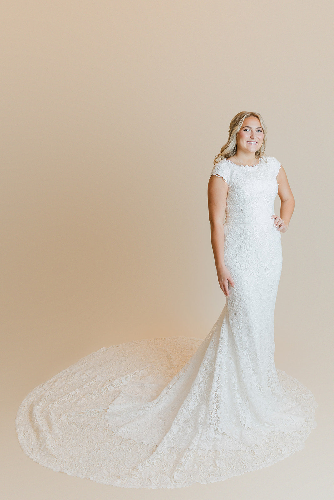 Brecken with Lace Overskirt