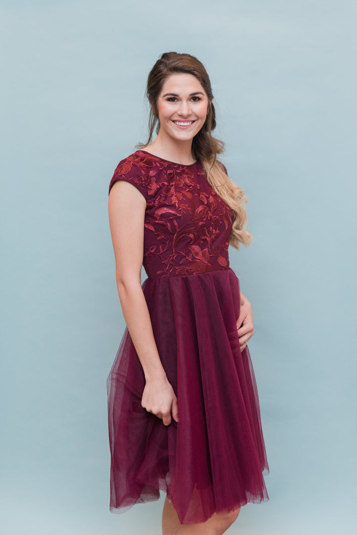 Gracie - Burgundy