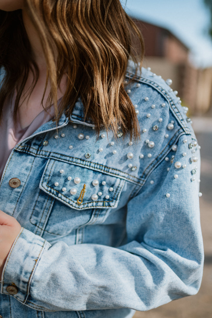 Pearl and Rhinestone Jacket