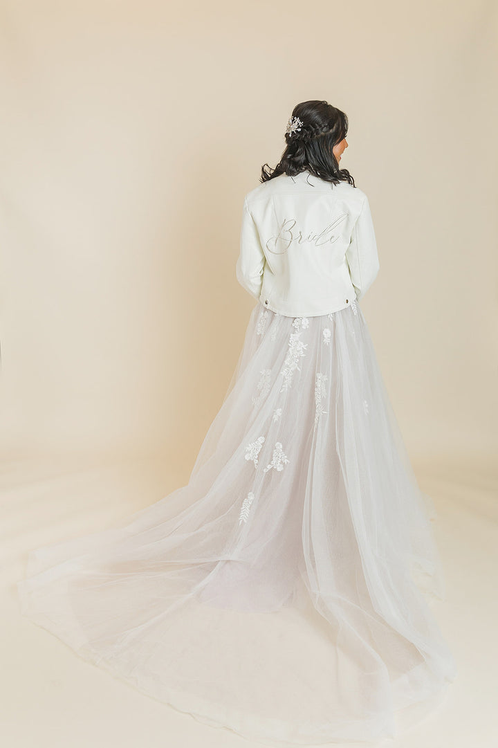 White Leather Jacket