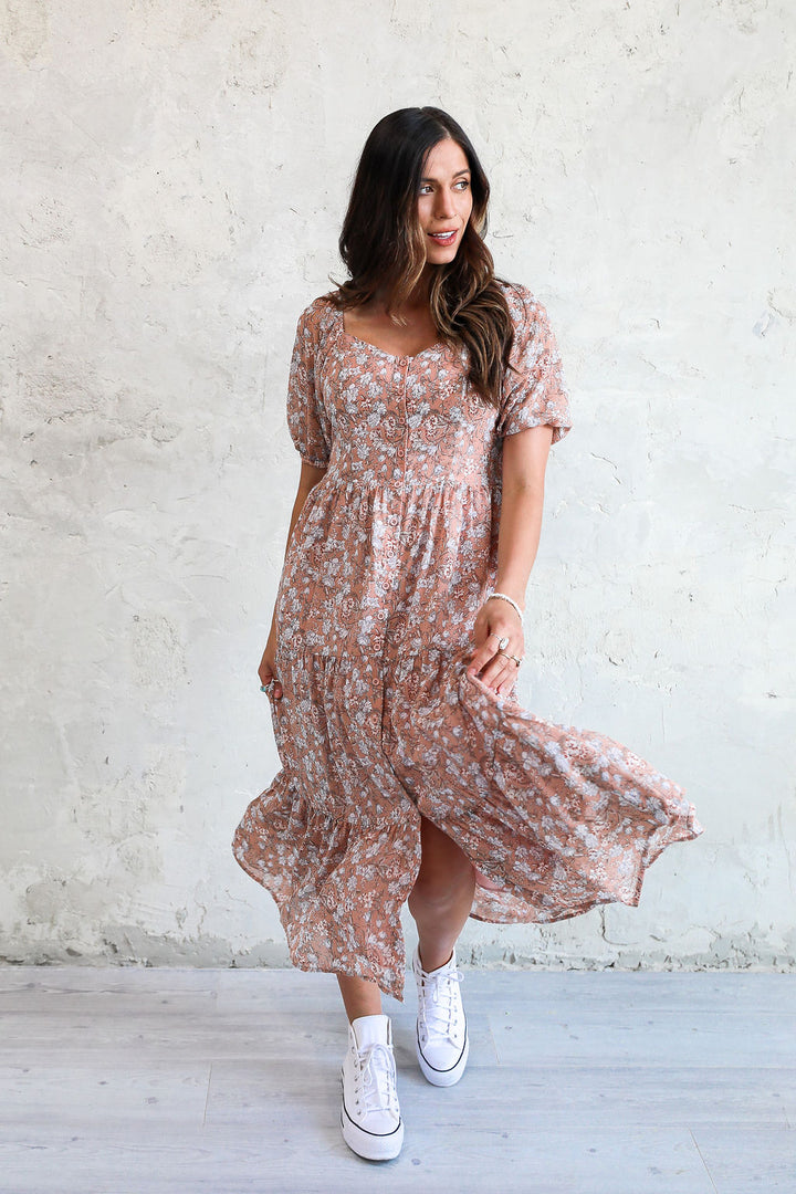 Taylor - Soft Rust Floral
