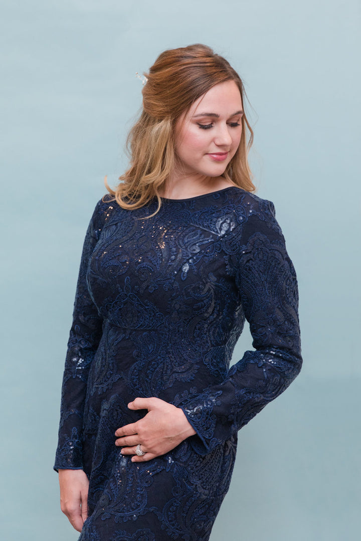 Zara - Navy Blue